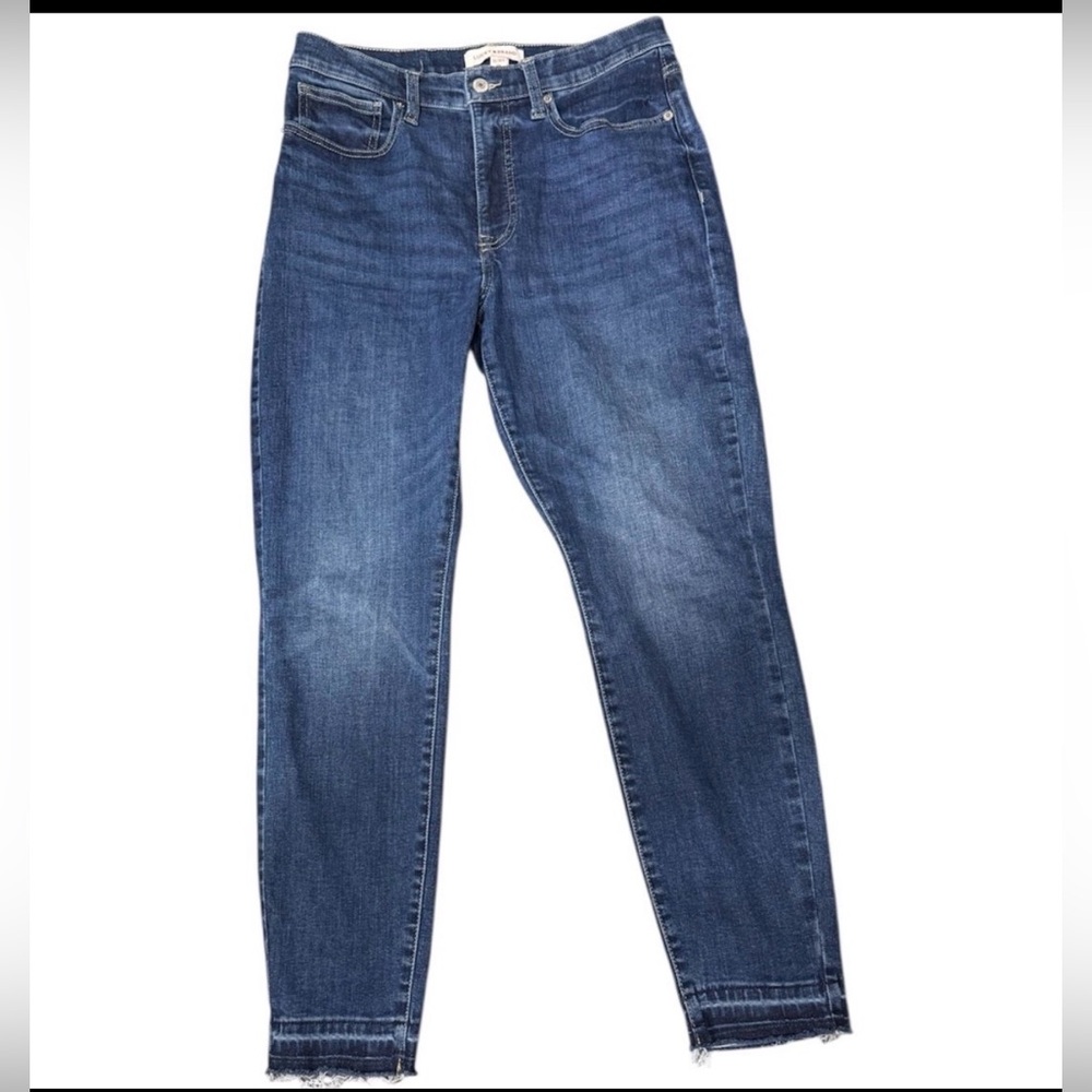 Lucky Brand Bridgette High-Rise Skinny Jeans Women’s Size‎ 10/30A Frayed Hem